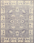 Beautiful Oriental Gray Hand Knotted Wool Rug