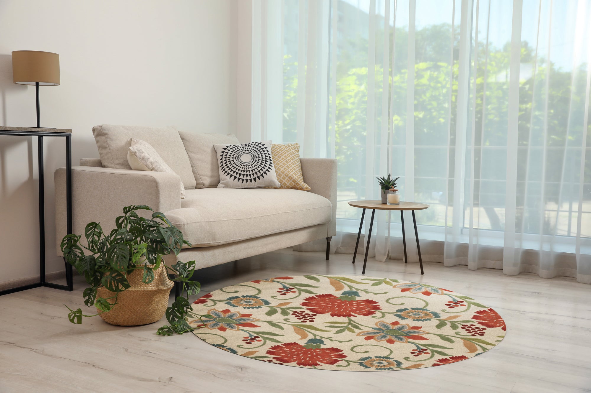 Bianca Luna Ivory Hand Tufted Wool Rug