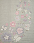 Isolated view of Rustic Elena Gray Hand Tufted Wool Rug, showcasing its design.