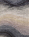 Isolated view of Xena Violet Blue Hand Tufted Wool Rug, showcasing its design.