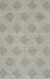 Isolated view of Chloe Quinn Light Blue Hand Tufted Wool Rug, showcasing its design.