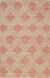 Isolated view of Unique Sloane Pink Hand Tufted Wool Rug, showcasing its design.