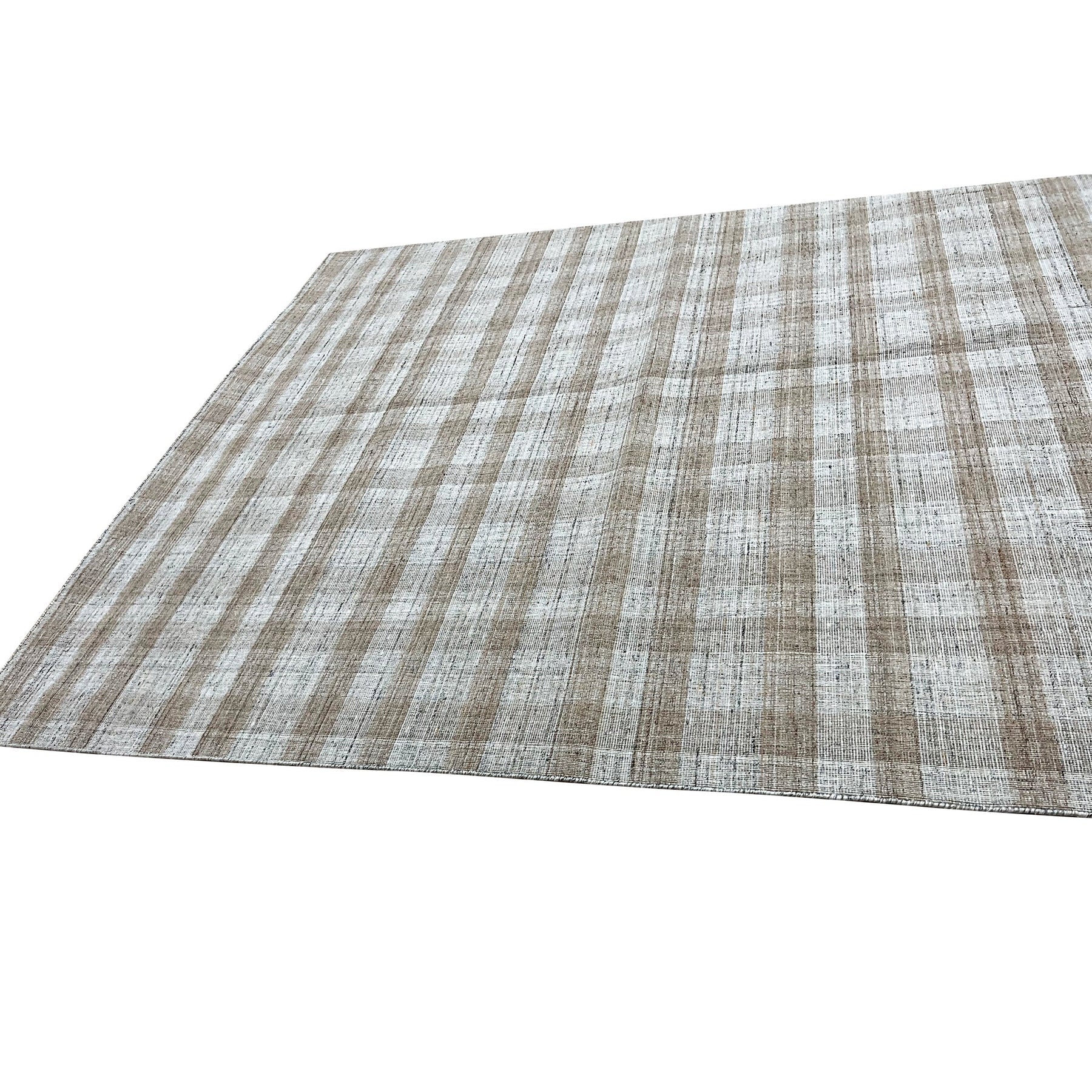 Serene Chloe Beige Flatweave Wool Rug, showcasing subtle textures and a calming beige palette in a bright, inviting living space.