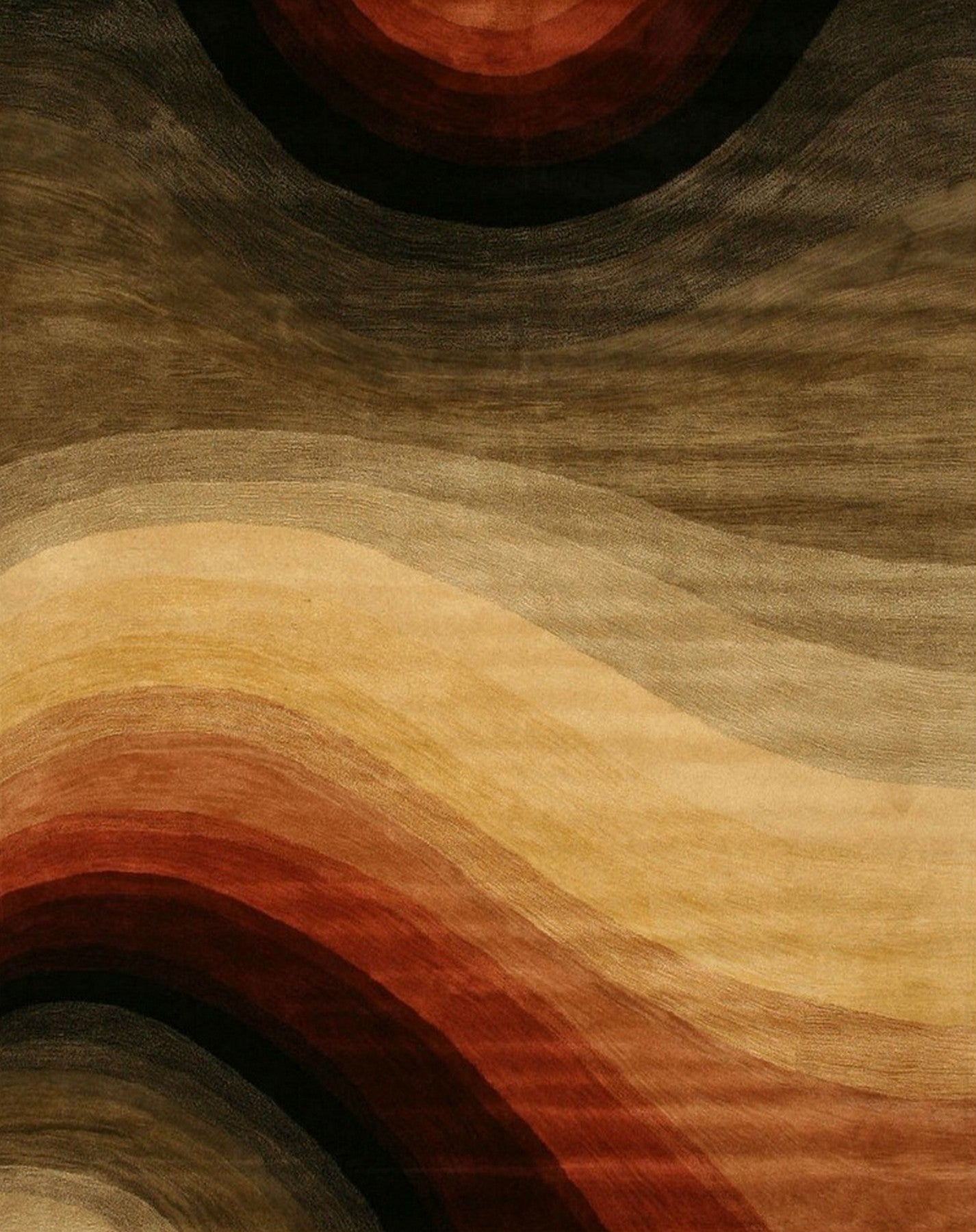 Isolated view of Stylish Sloane Multicolor Hand Tufted Wool Rug, showcasing its design.
