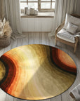 Stylish Sloane Multicolor Hand Tufted Wool Rug, vibrant and patterned wool rug with a medley of colors, sits invitingly in a modern living space.