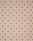 Isolated view of Sloane Cozy Pink Flatweave Wool Rug, showcasing its design.