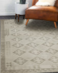 Brenda Trara Gray Flatweave Wool Rug