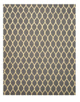 Isolated view of Versatile Comfortable Gray Hand Tufted Wool Rug, showcasing its hand-tufted texture and subtle gray color variations.
