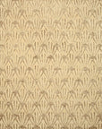 Isolated view of Chloe Trellis Ivory Hand Tufted Wool & Viscose Rug, showcasing its trellis design.