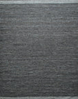Isolated view of Cozy Inviting Gray Flatweave Wool Rug, showcasing its flatweave construction and subtle gray tones.