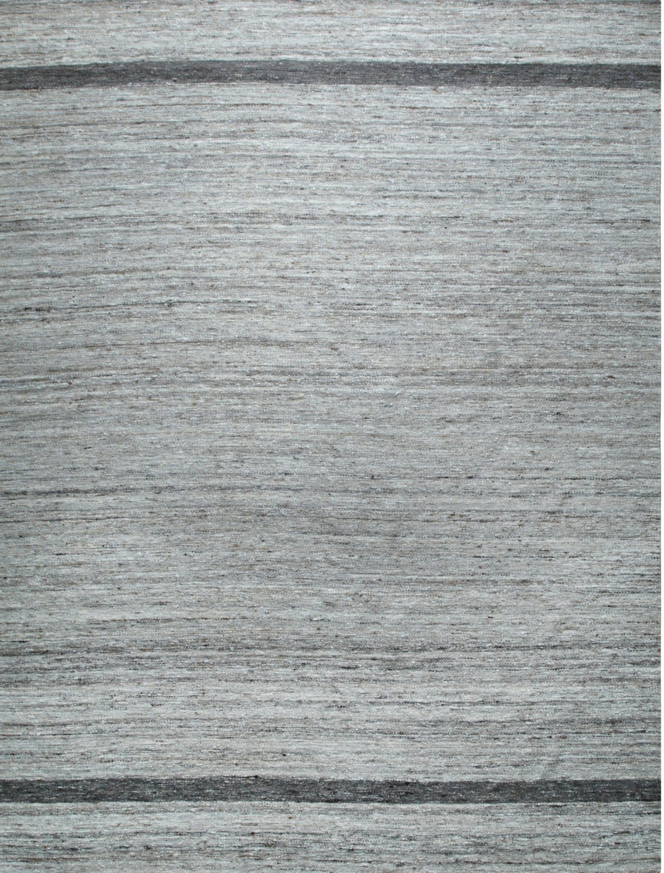 Isolated view of Lila Violet Light Gray Flatweave Wool Rug, showcasing its design.
