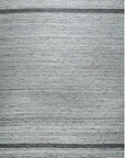 Isolated view of Lila Violet Light Gray Flatweave Wool Rug, showcasing its design.