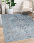 Fiona Vibrant Ivory Handmade Wool Rug, its soft ivory wool and subtle texture inviting comfort, sits gracefully on a light wood floor, hinting at a calm and inviting space.