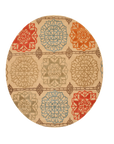 Artistic Sumptuous Beige Hand Tufted Wool Rug, a soft beige wool rug with a subtle, textured pattern, anchors a modern living room with light wood furniture and natural light.