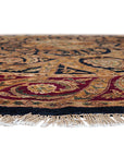 Navy Jaipur Traditional Round Handmade Wool Rug