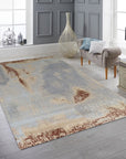 Twilight Mirage Gray Hand Knotted Wool Rug KC20000GD 6x9