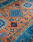 Ava Kazak Rust Hand Knotted Wool Rug - view 6