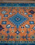 Ava Kazak Rust Hand Knotted Wool Rug - view 7