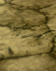 Sleek Cozy Green Hand Knotted Wool Rug in a kitchen