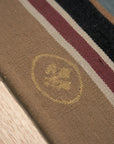 Vintage Aubusson Flat Weave Wool Rug, Neoclassical Compass Medallion