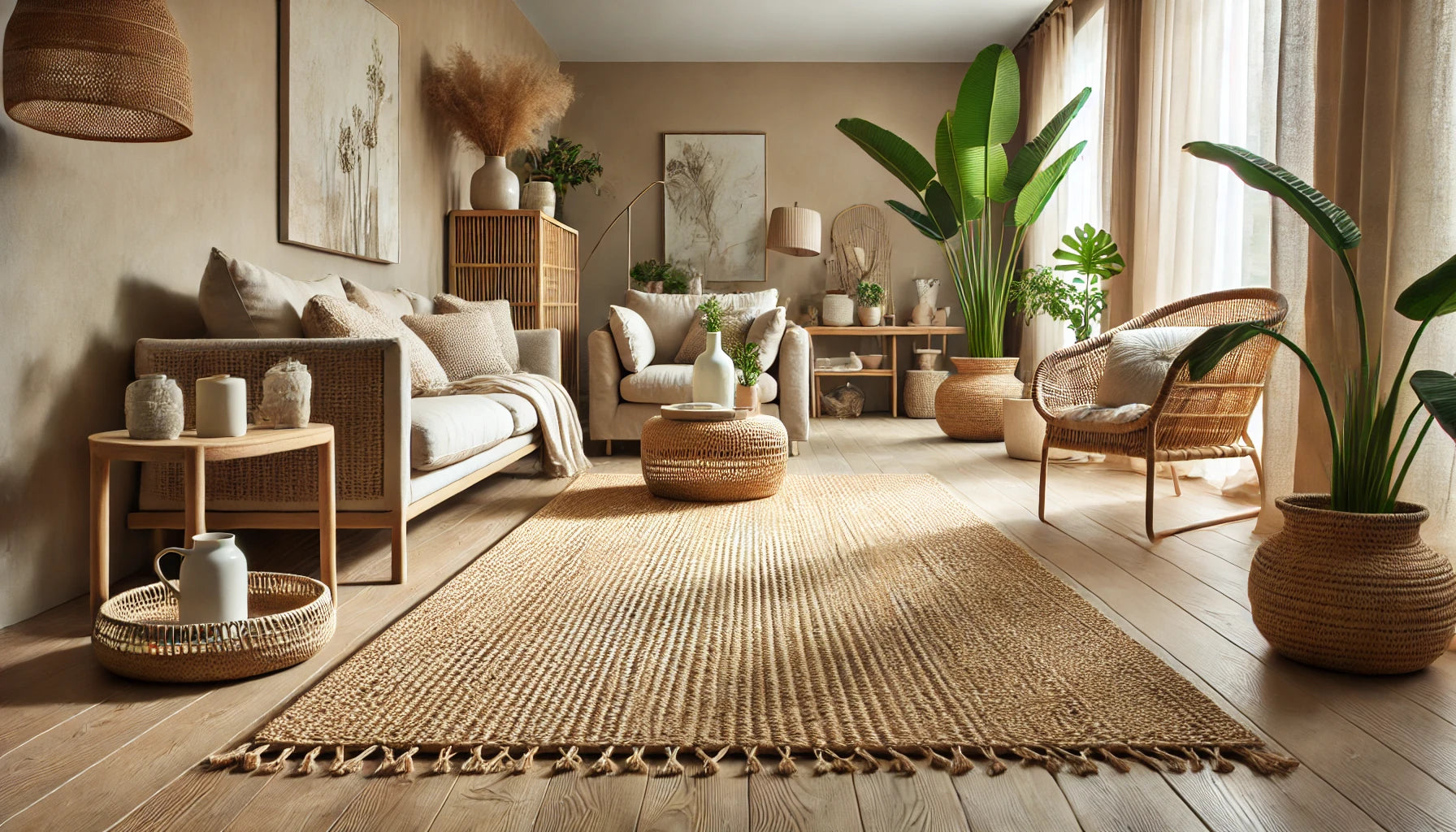 Jute Rugs: Nature’s Functional Elegance