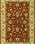 Isolated view of Giselle Agra Multicolor Hand Knotted Wool Rug, showcasing its vibrant and intricate design.