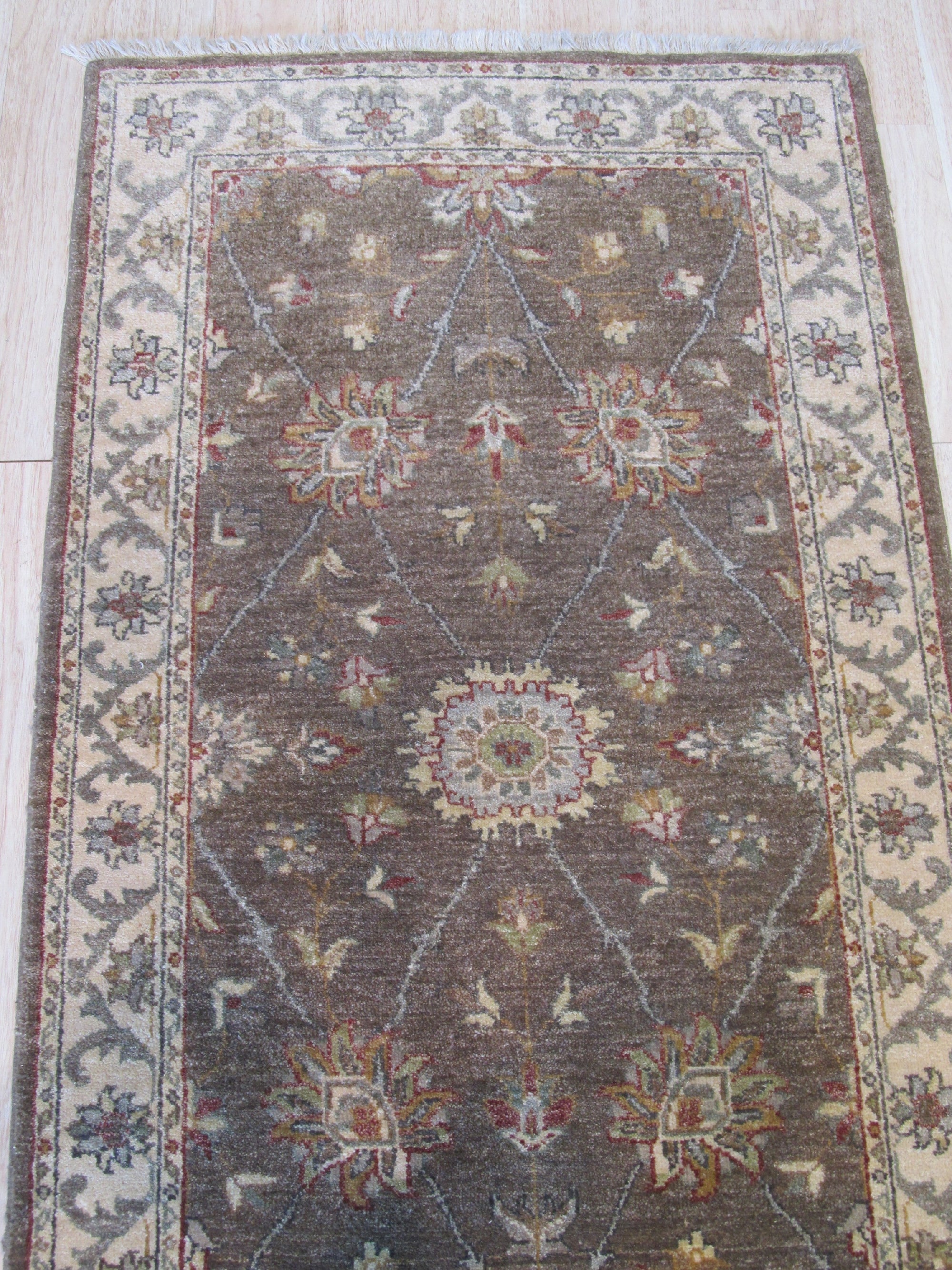 Agra Traditional Hand-Knotted Wool Rug