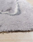 Maya Classic Purple Hand Knotted Wool Rug, a vibrant purple wool rug with a classic design, elegantly displayed.