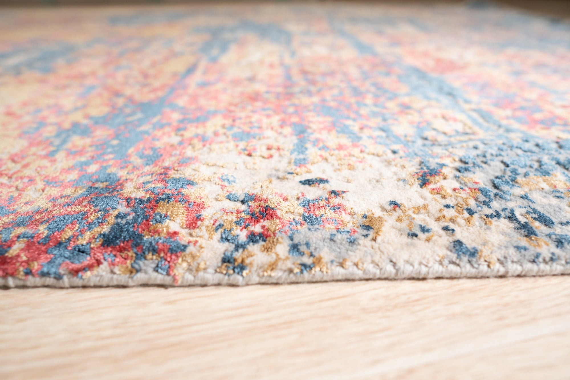 Aurora Spectrum Distressed Rug