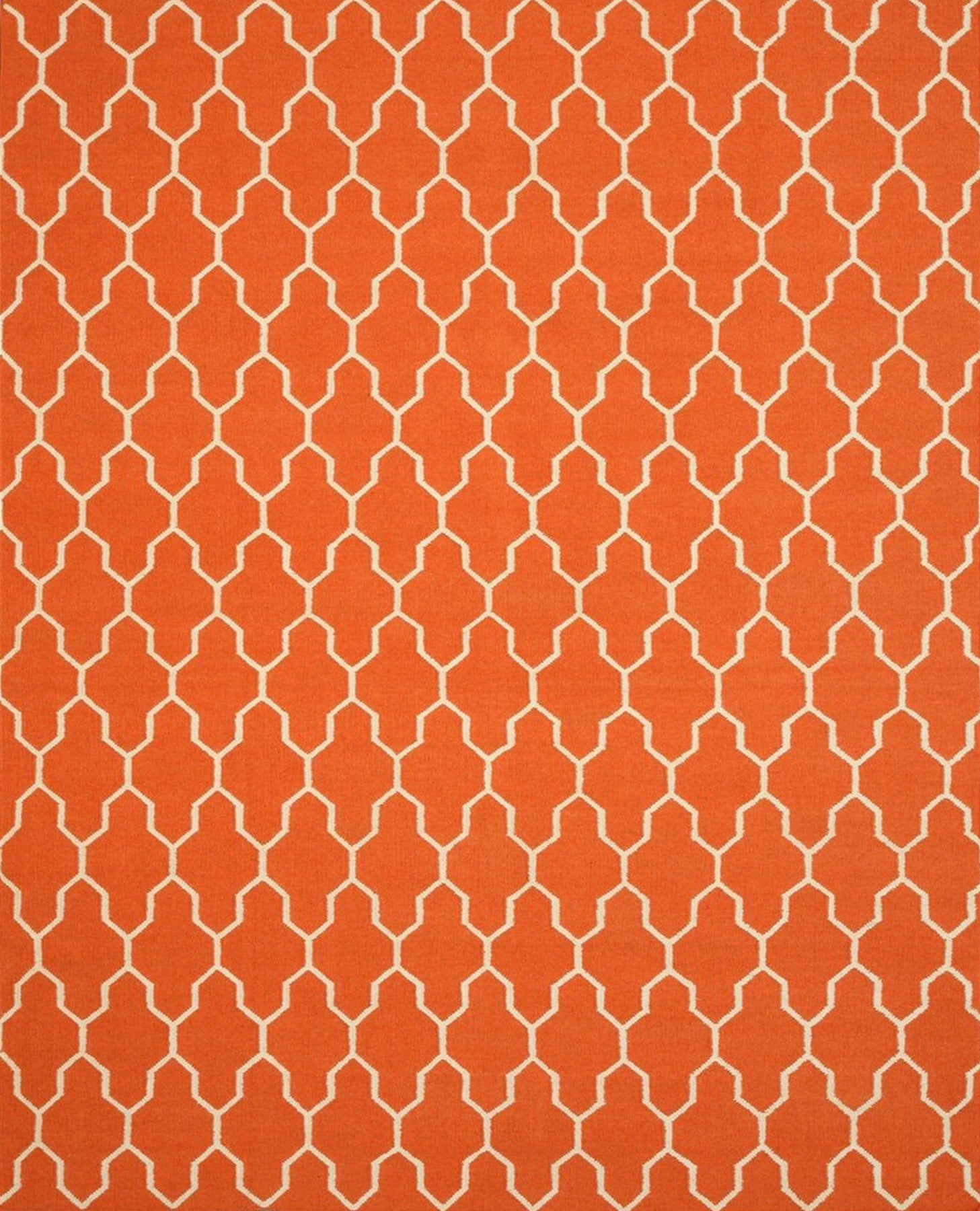 Orange Reversible Moroccan Essence Rug