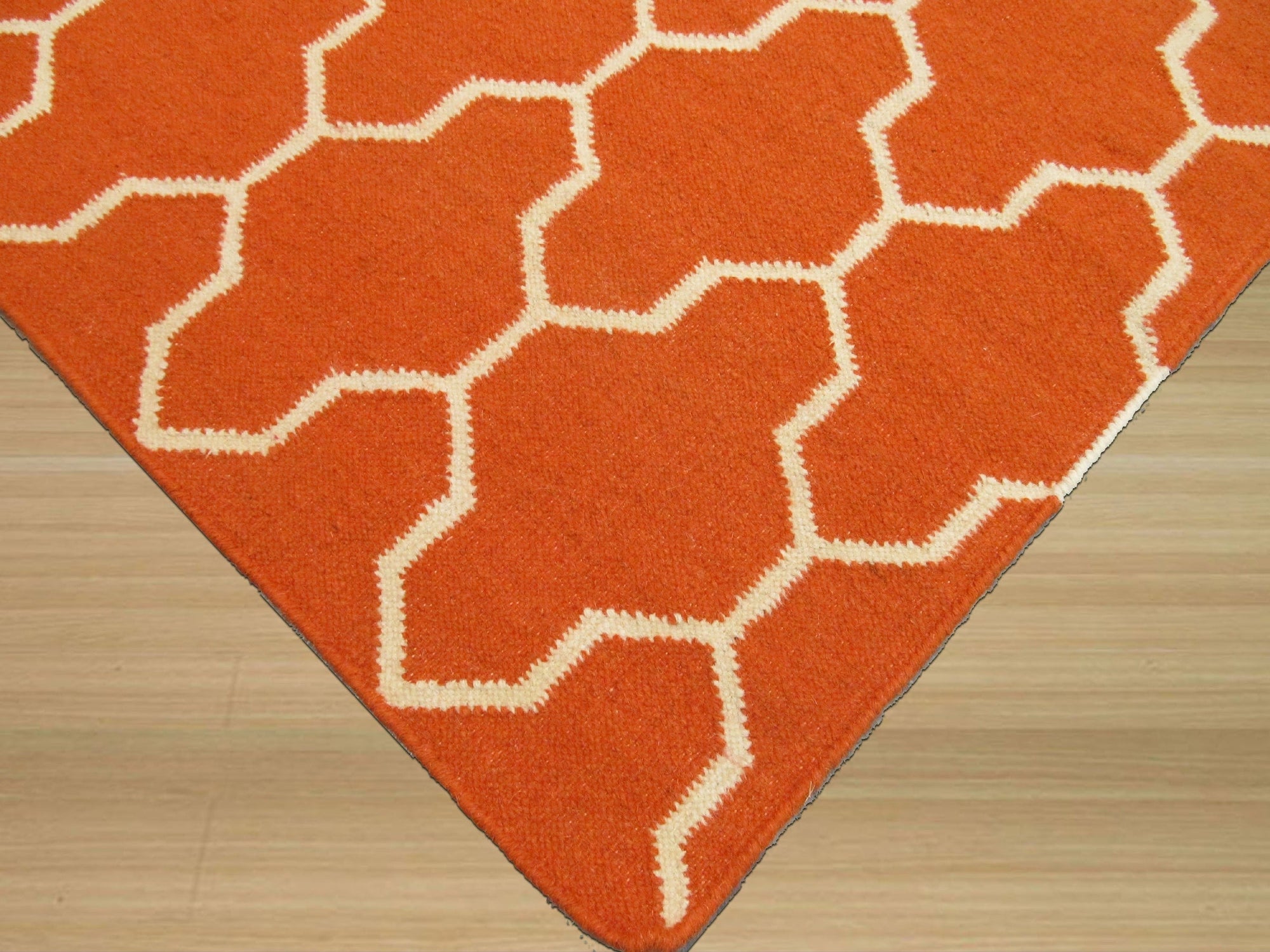 Orange Reversible Moroccan Essence Rug