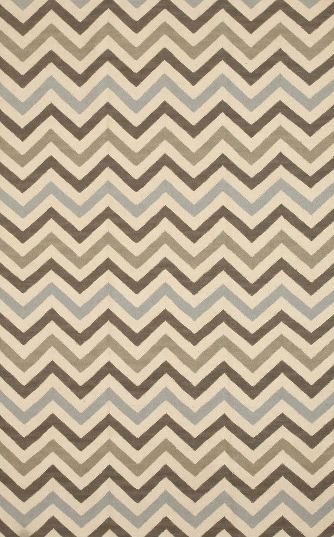 Vibrant Reversible Chevron Rug