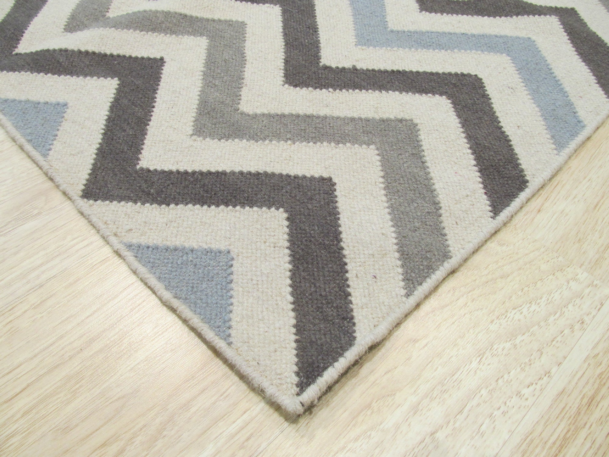 Vibrant Reversible Chevron Rug