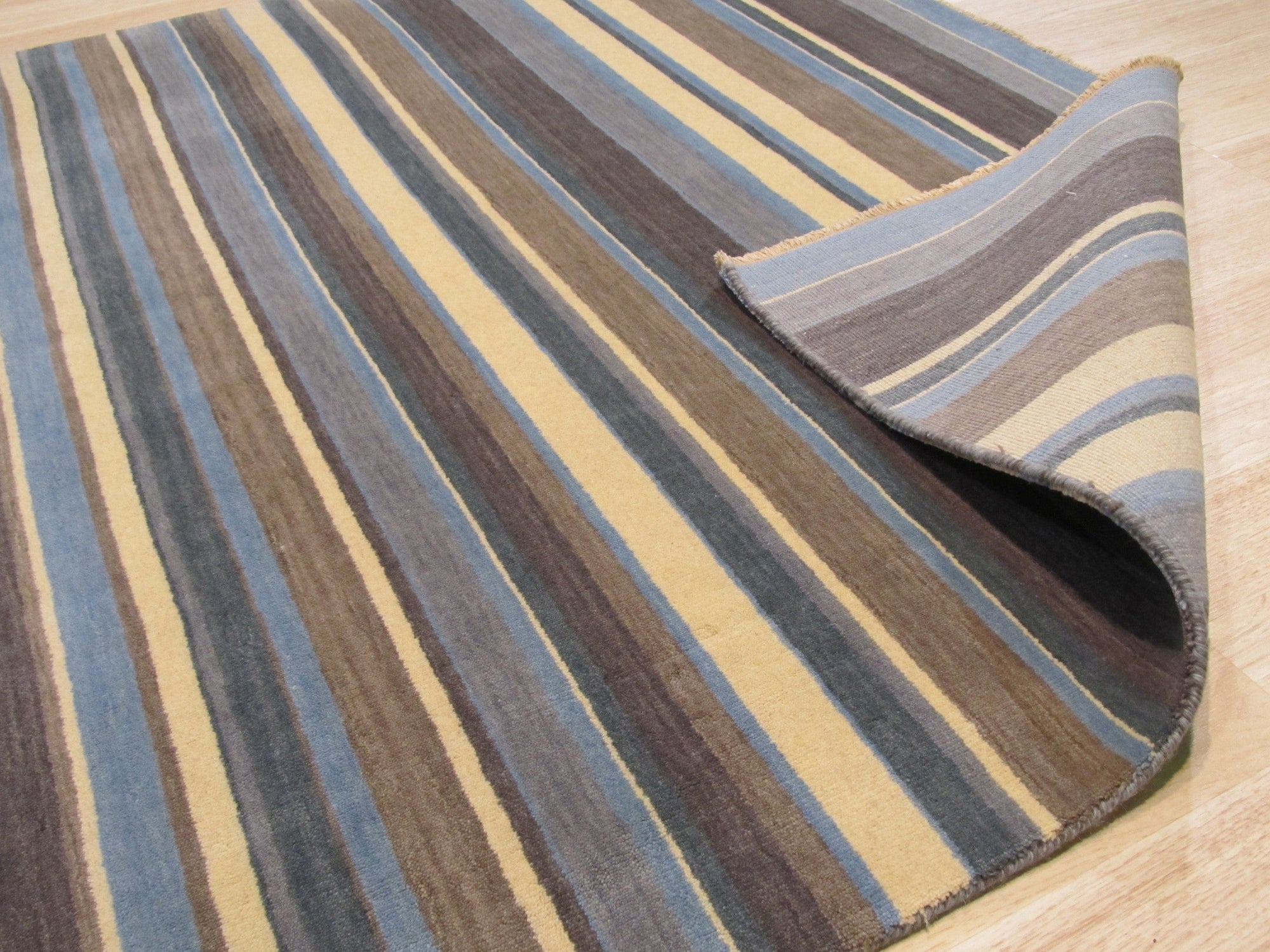 Tranquil Stripes Wool Rug