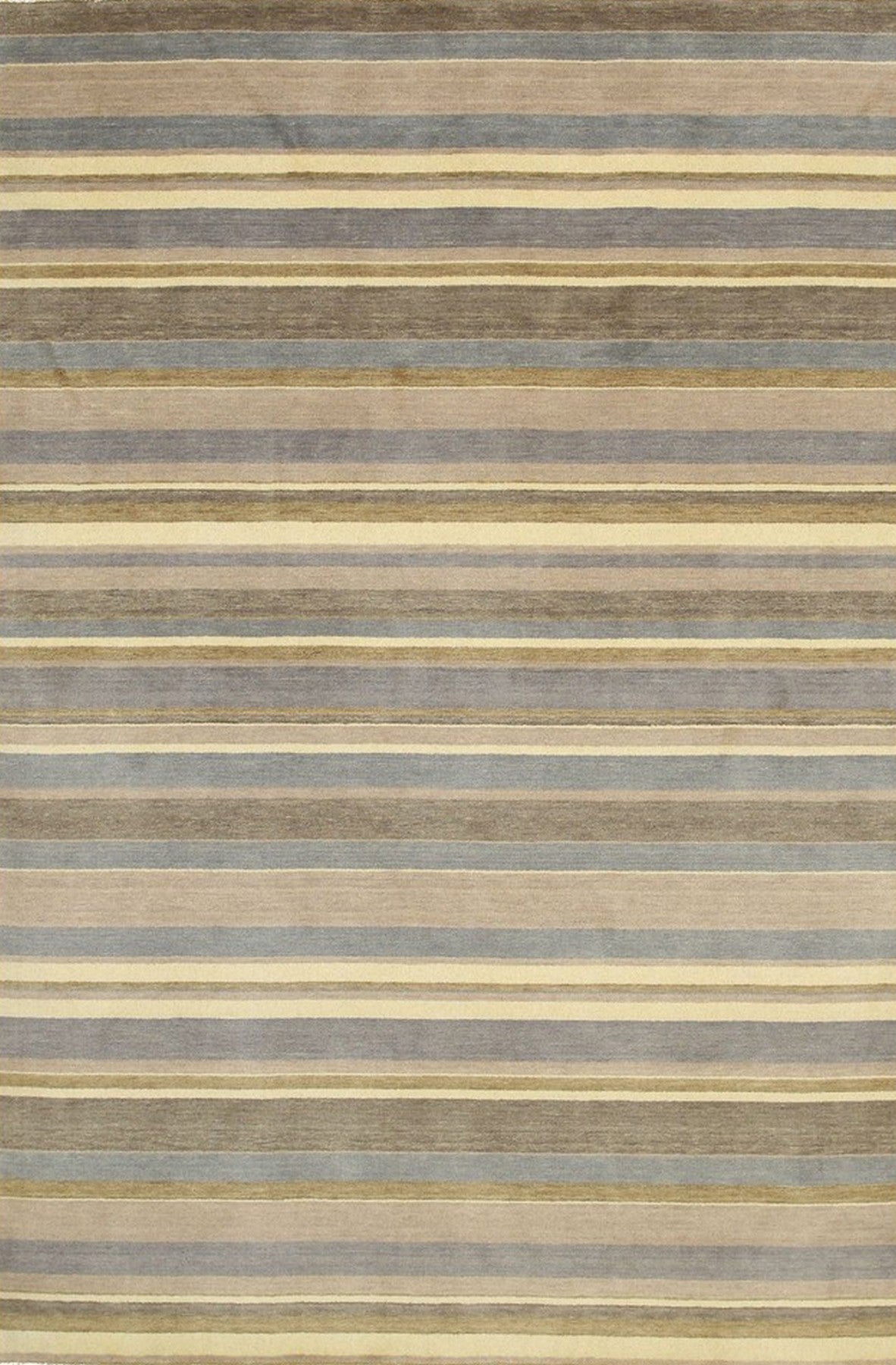 Brown Coastal Sands Stripe Rug