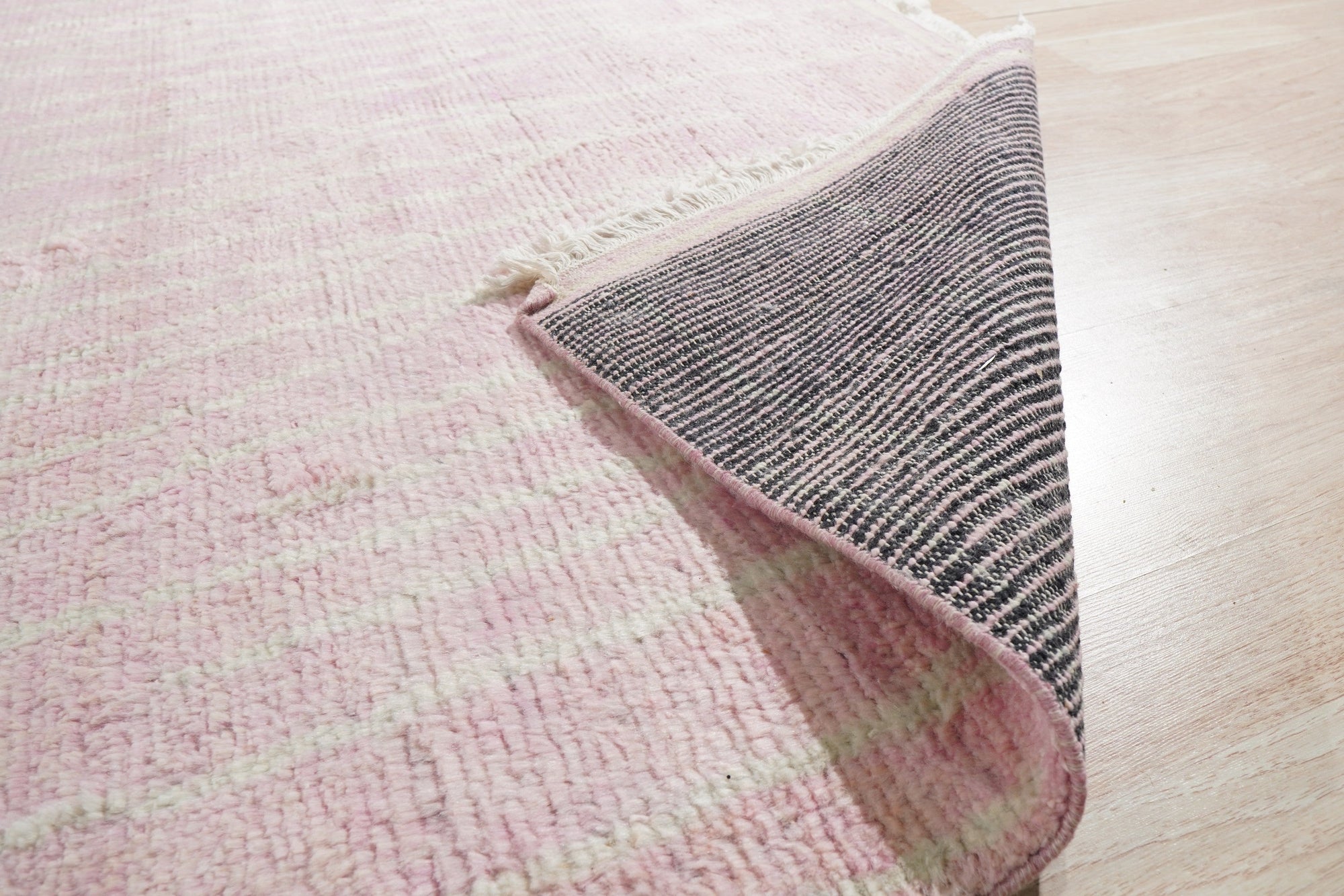 Blush Essence Moroccan Wool Rug