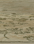 Elena Ophelia Ivory Hand Knotted Afghan Wool Rug
