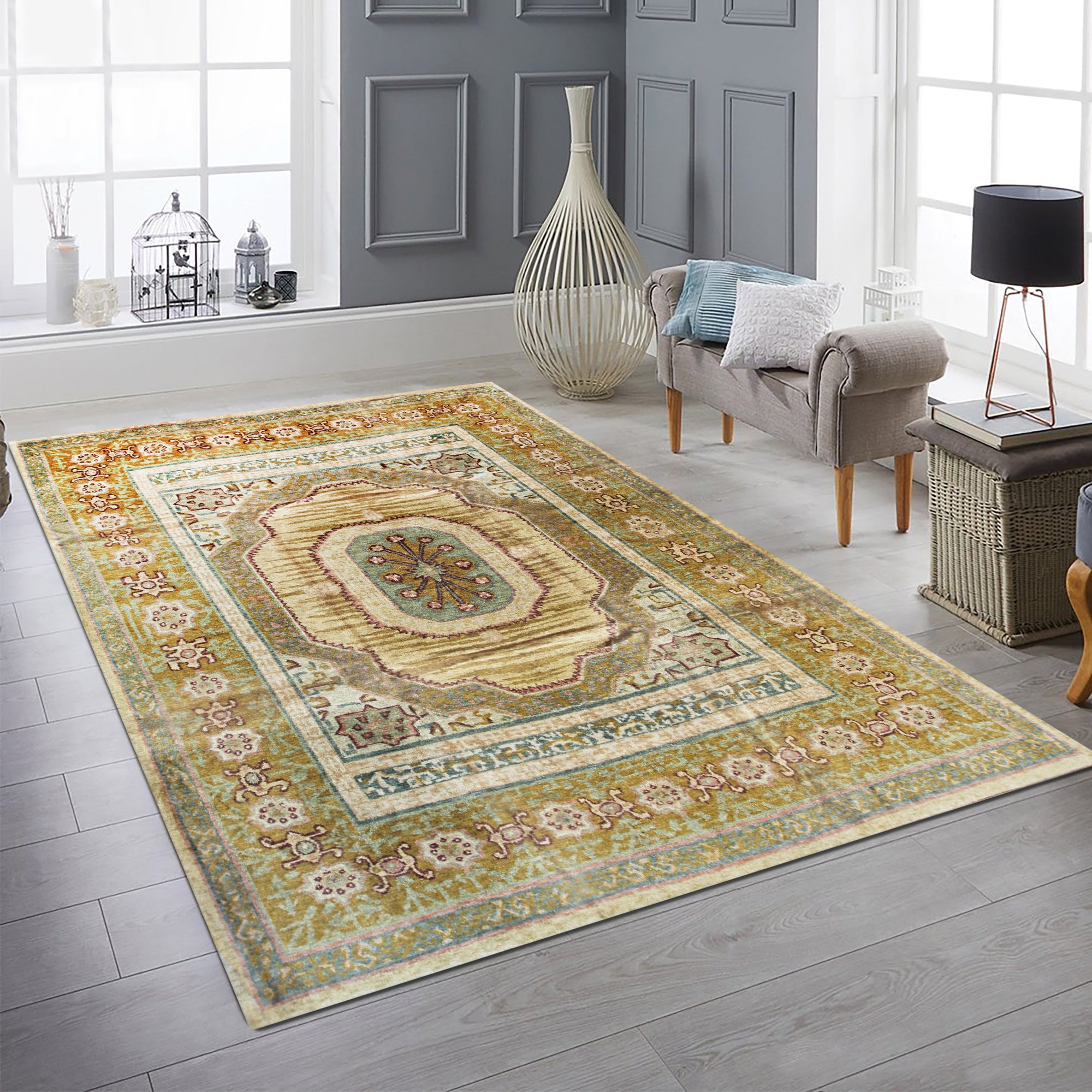 Emerald Heritage Oushak Rug