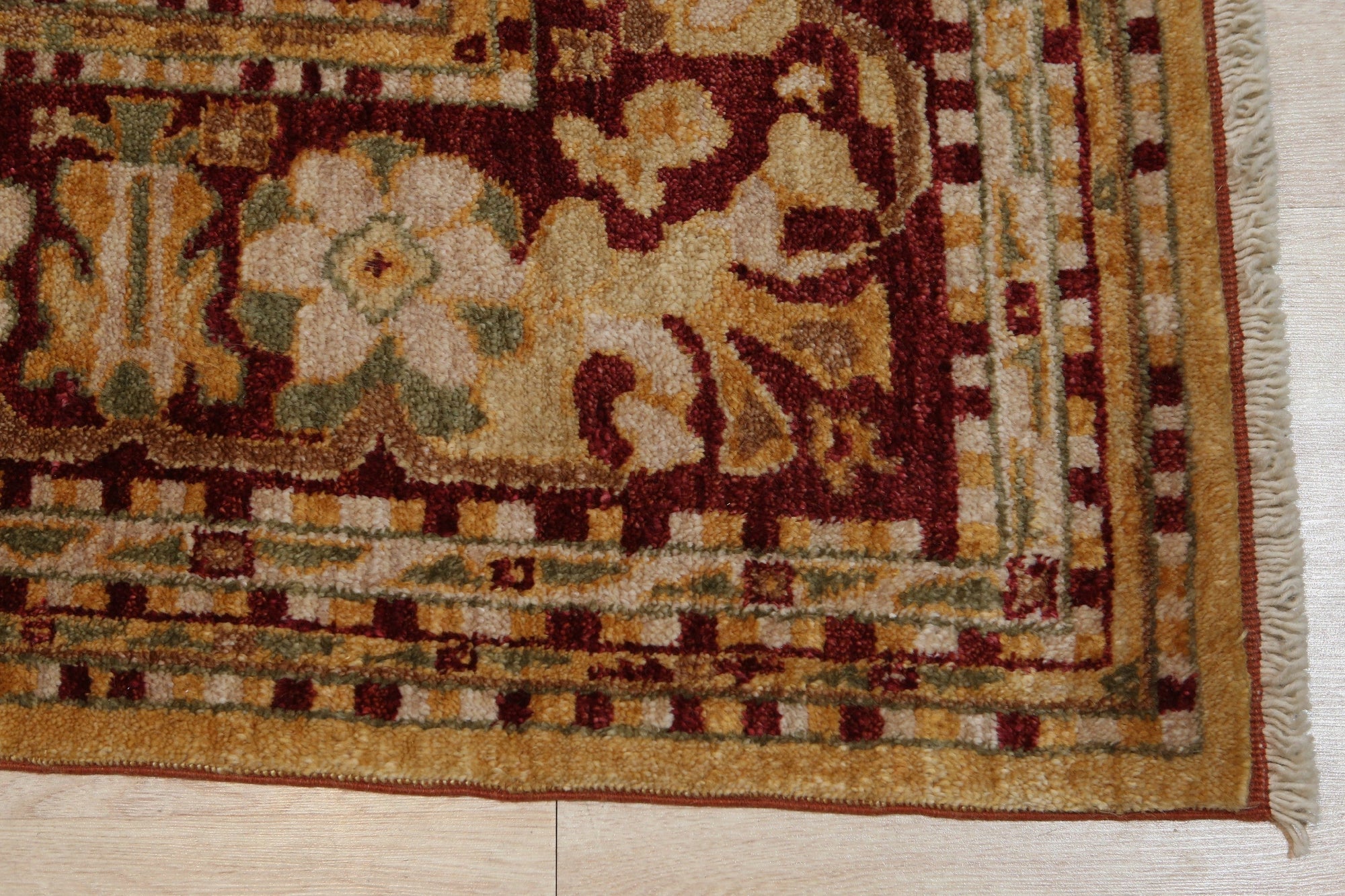 Lustrous Heritage Oushak Hand-Knotted Mohair Rug