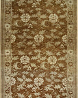 Handmade Wool Beige Transitional All Over Ningxia  Rug
