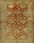 Crimson Dynasty Handmade Wool Red Transitional All-Over Ningxia Rug