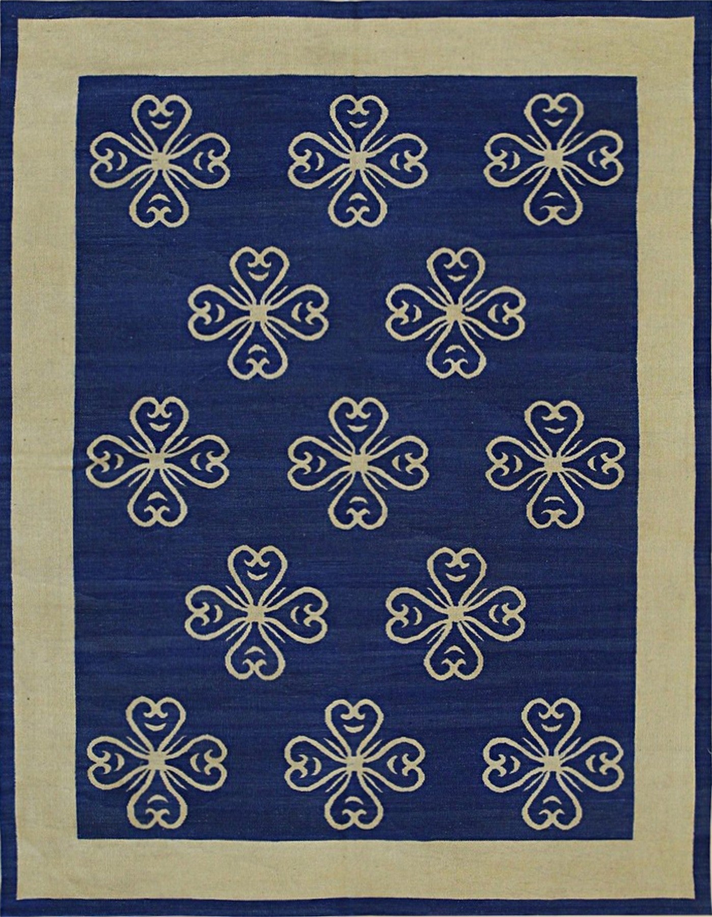 Blue Radiance Flatweave Rug