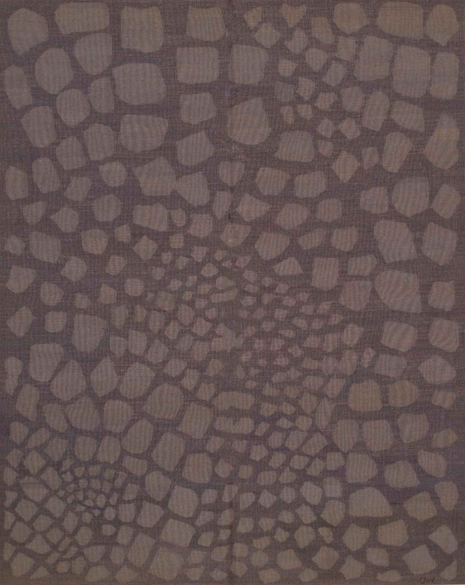 Sloane Timeless Purple Flatweave Wool Rug 6x8 in a modern living room - purple handwoven flatweave area rug
