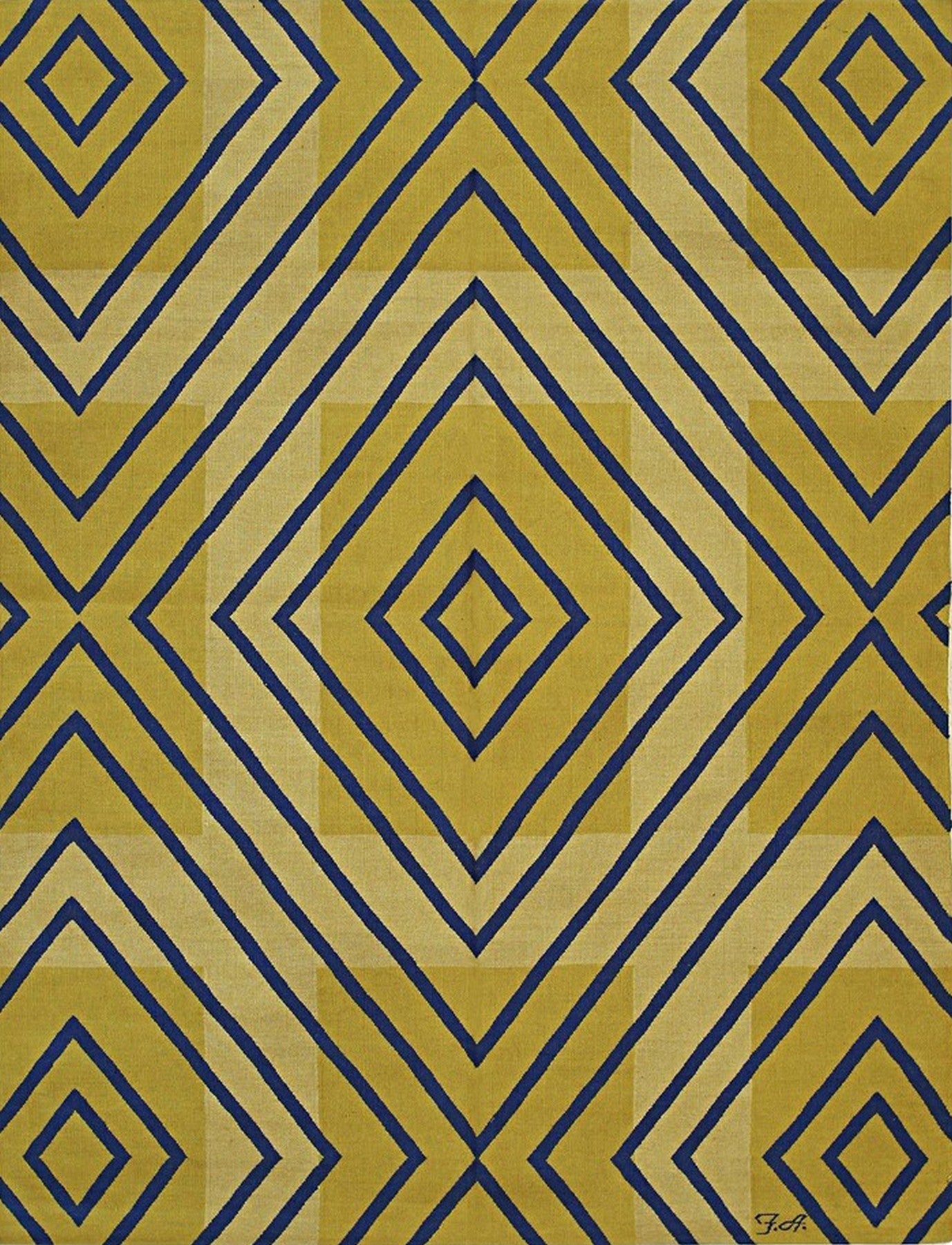 Sunburst Radiance Flatweave Rug