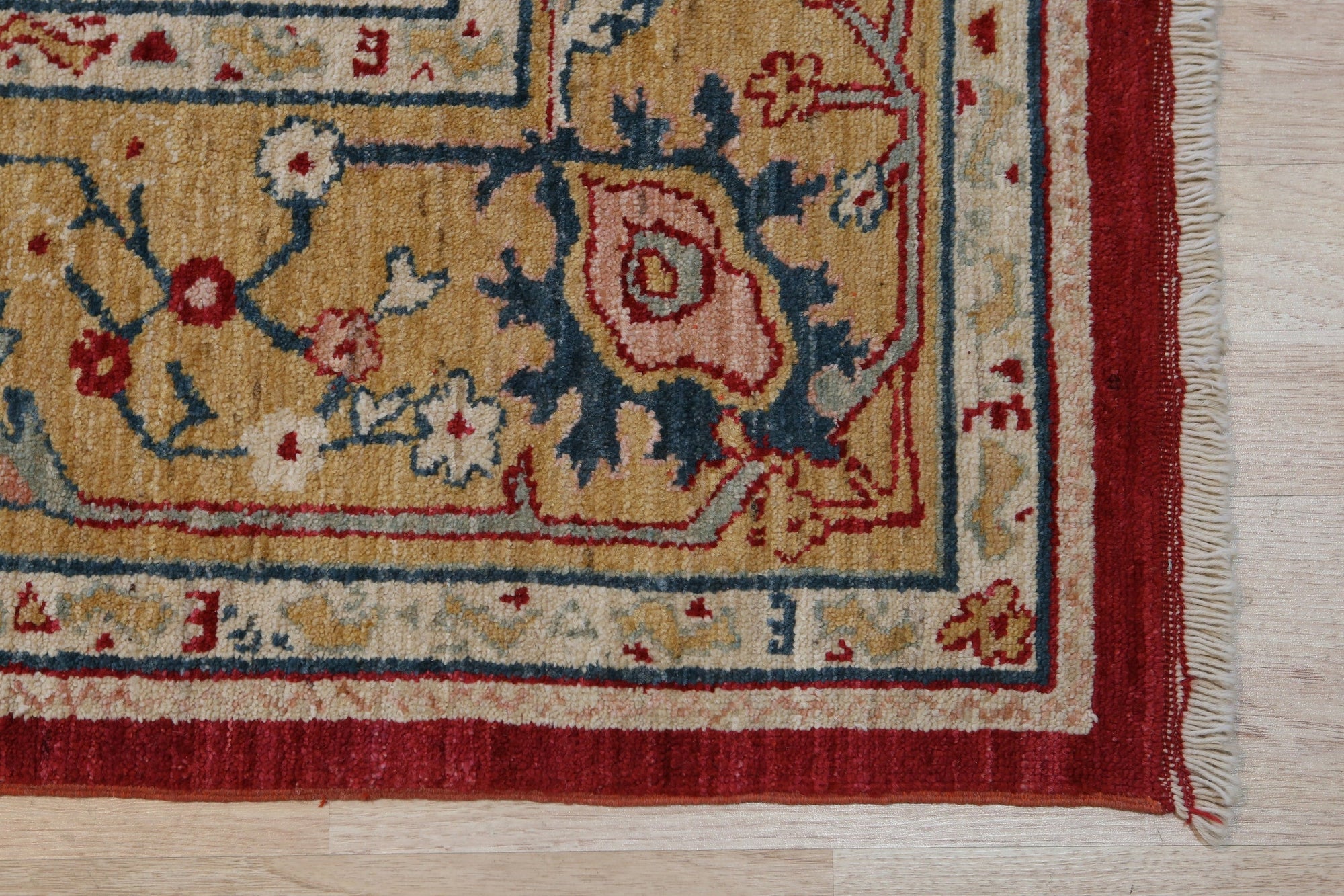 Imperial Botanical Red Oushak Rug