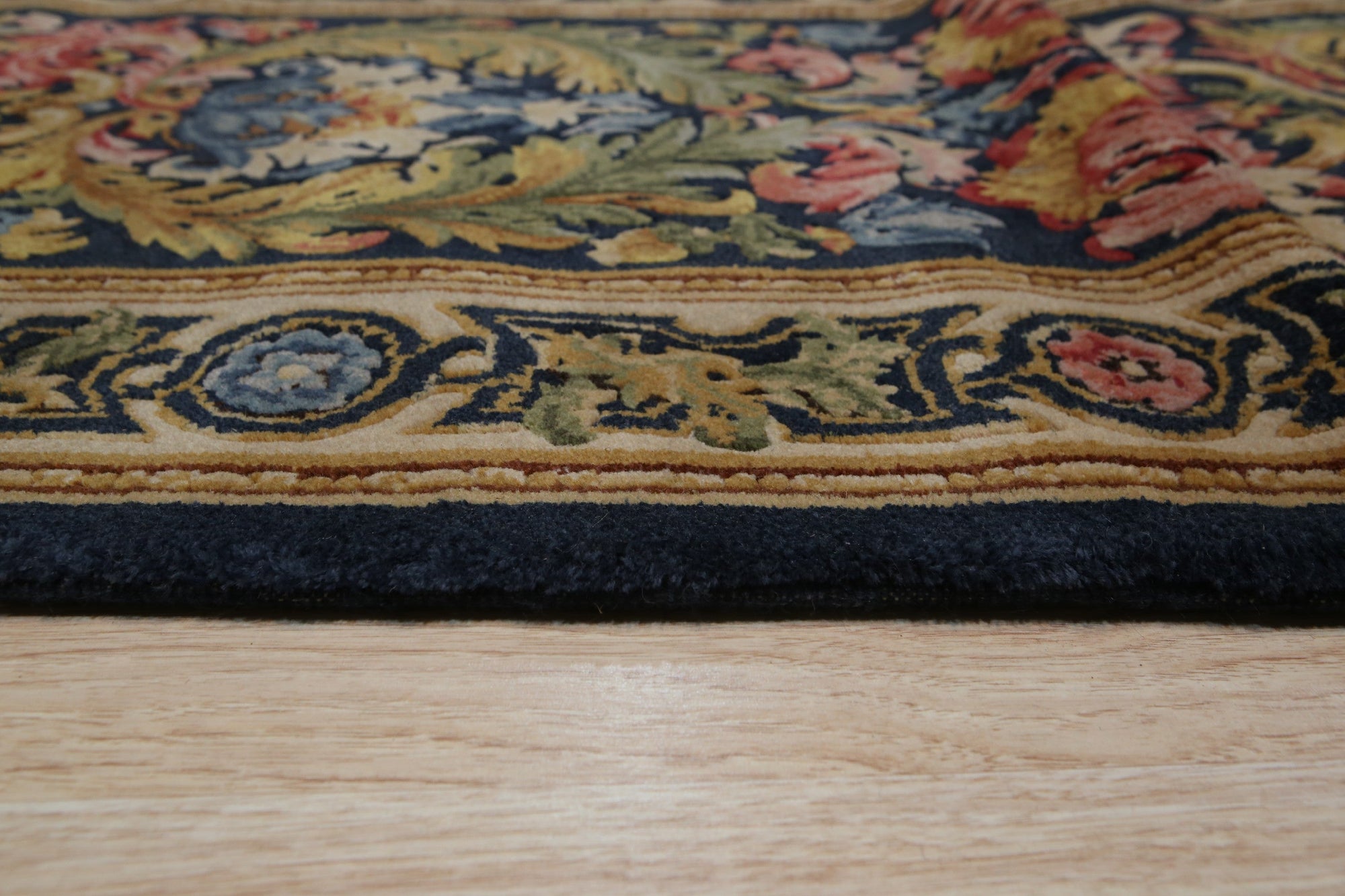 Luxurious Savonnerie Floral Rug