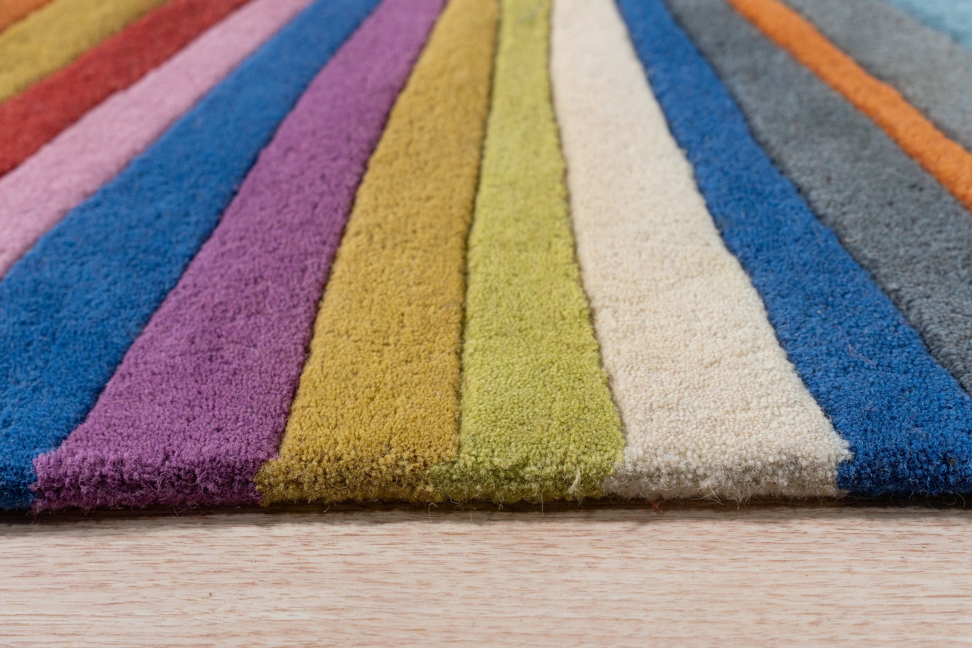 Louie Enchanting Multicolored Hand Tufted Wool Rug