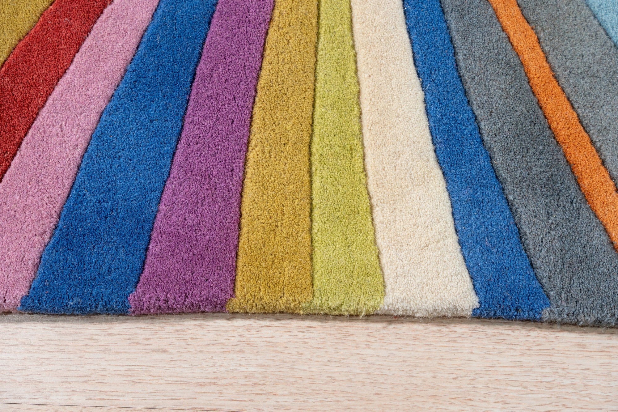 Louie Enchanting Multicolored Hand Tufted Wool Rug