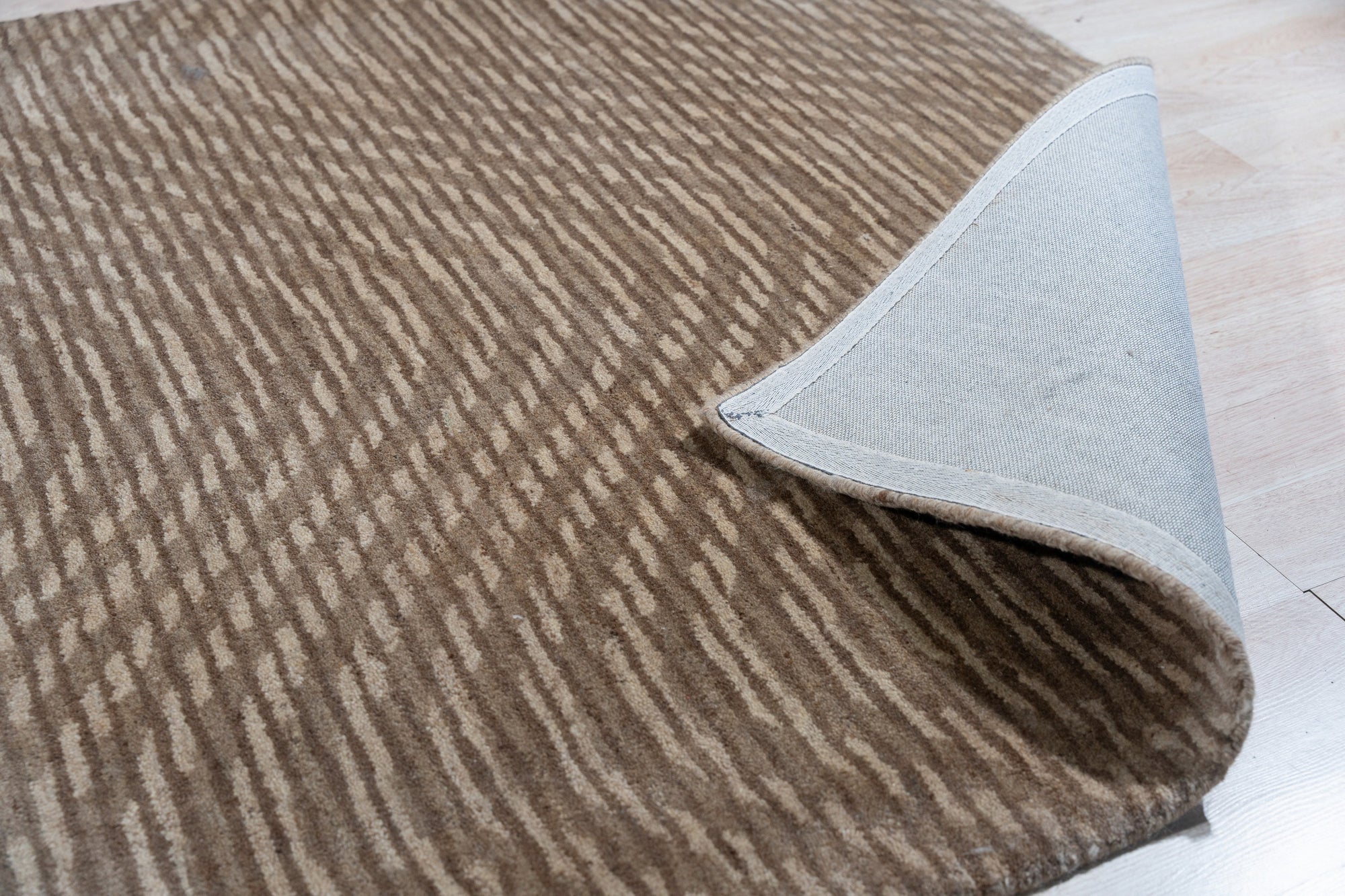 Terrene Taupe Wool Rug