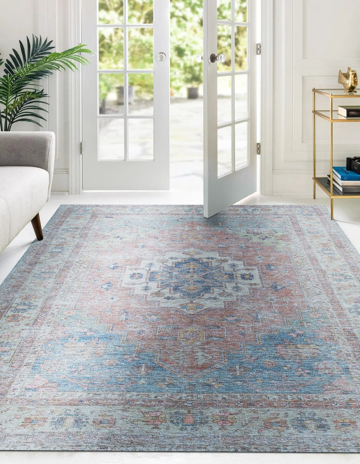 Crimson Heritage Blue Rug